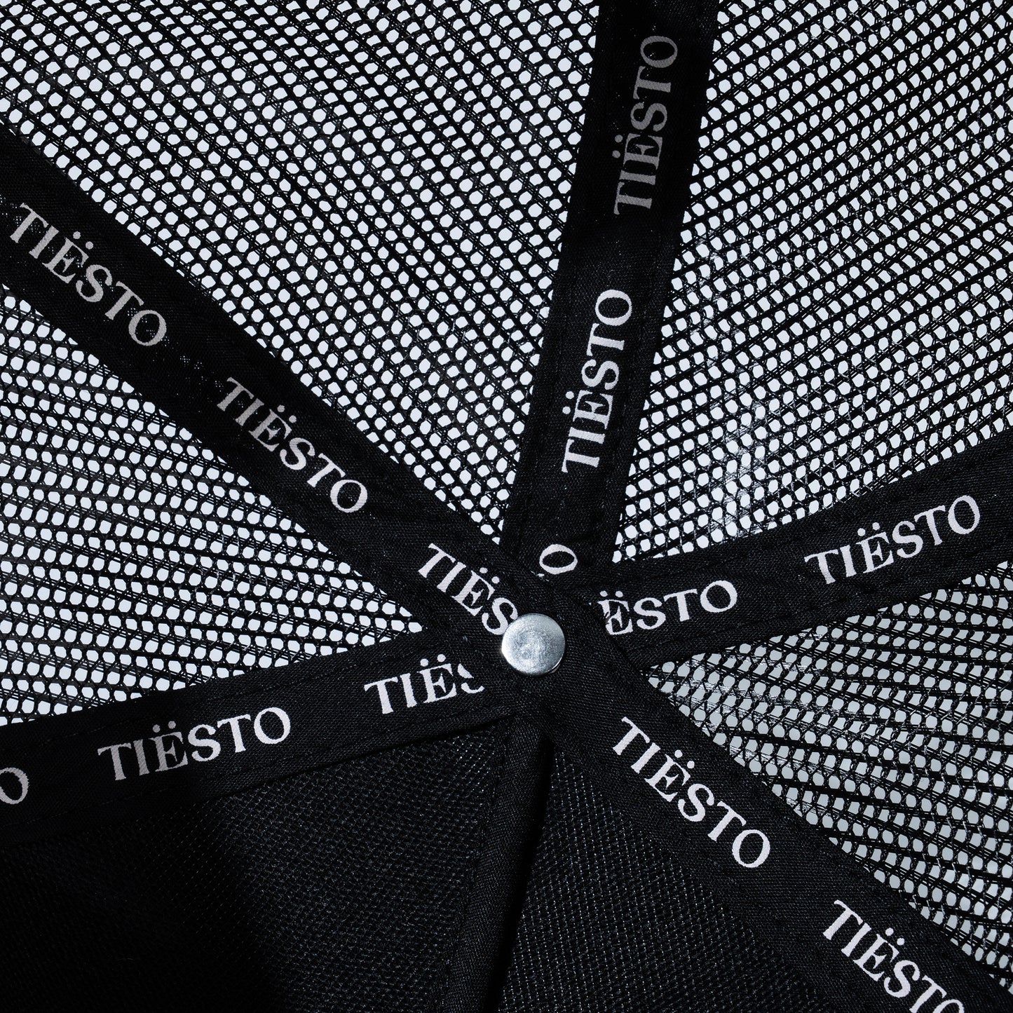 Tiësto Enameled Logo Trucker Hat - Silver/Black