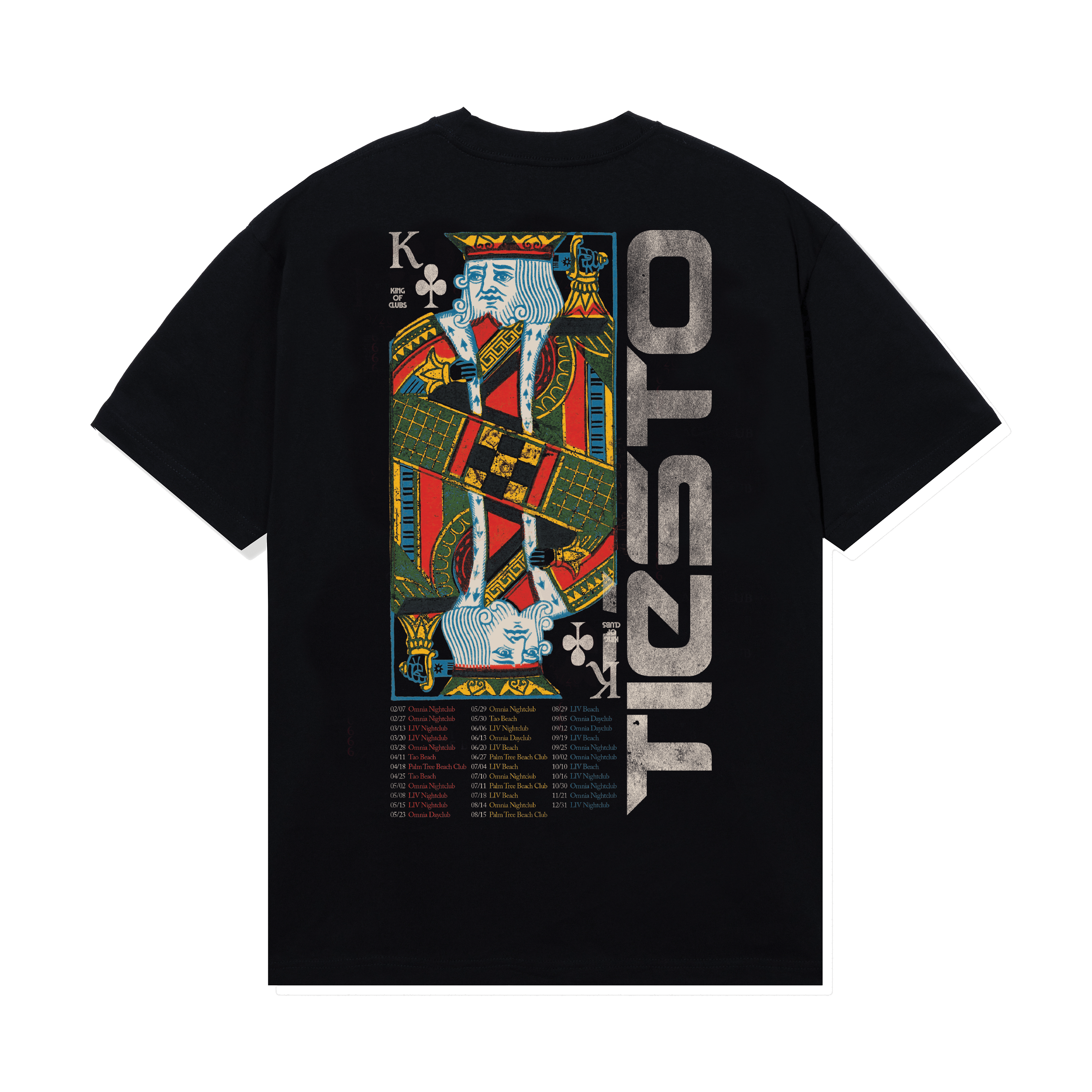 King Of Clubs Tee - Black – Tiësto Store