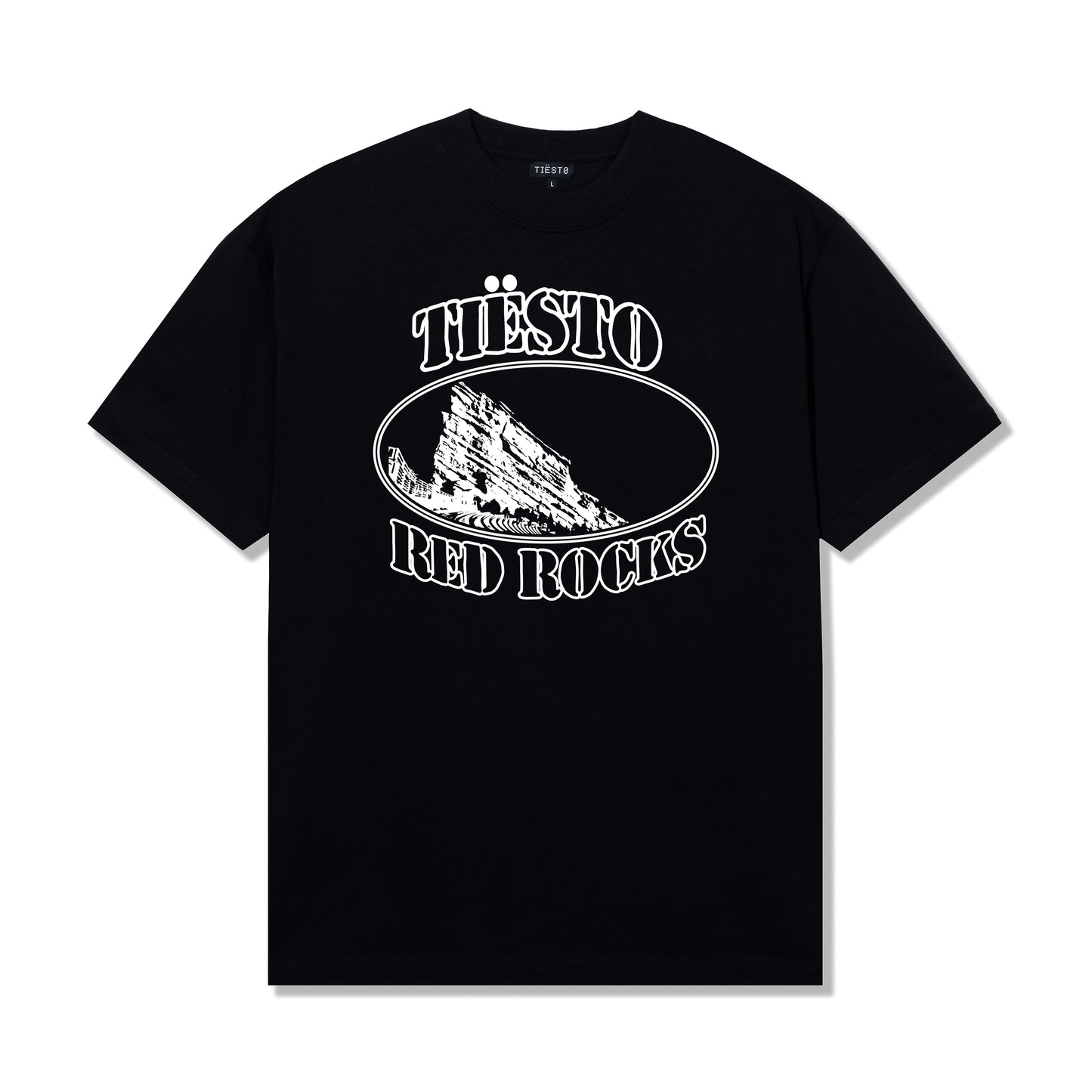 Red Rocks Prismatic Tee - Black