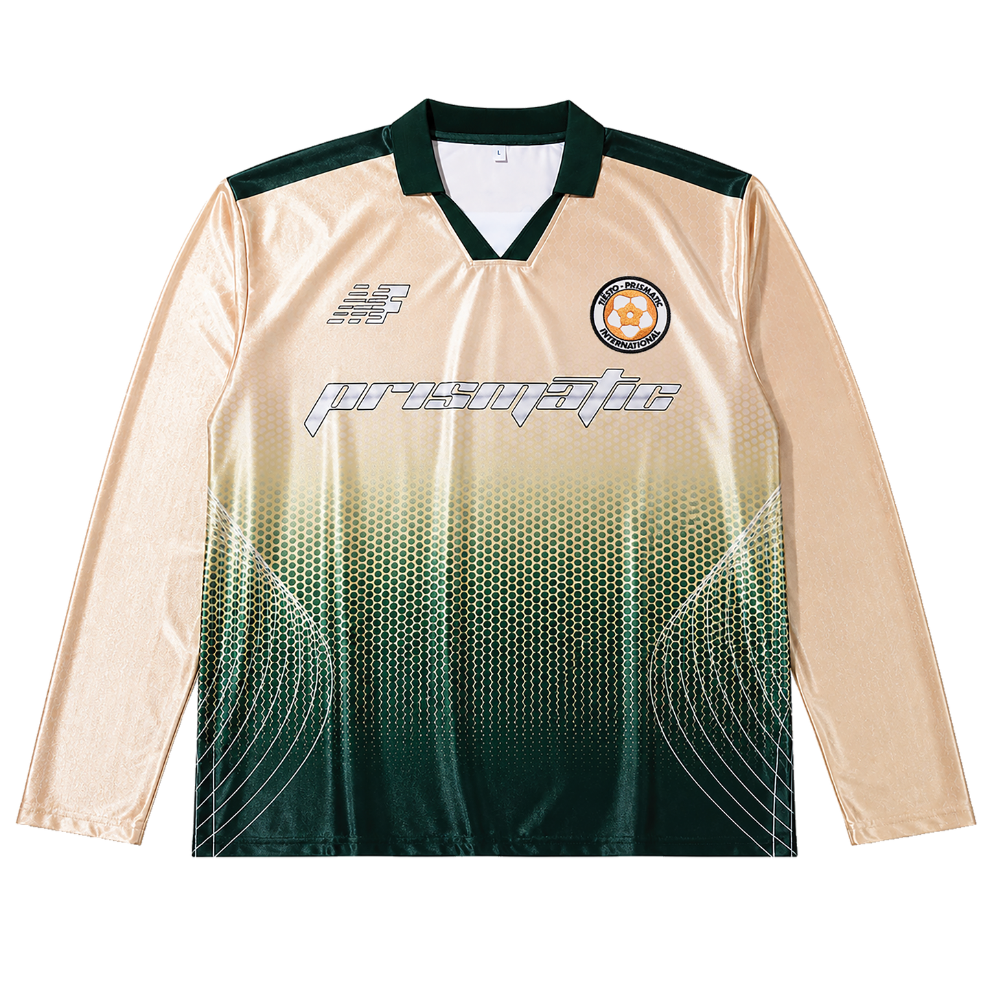 Prismatic L/S Soccer Jersey - Gold/Green
