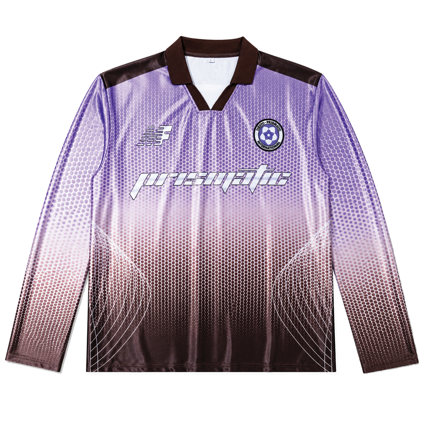Prismatic L/S Soccer Jersey - Purple/Brown
