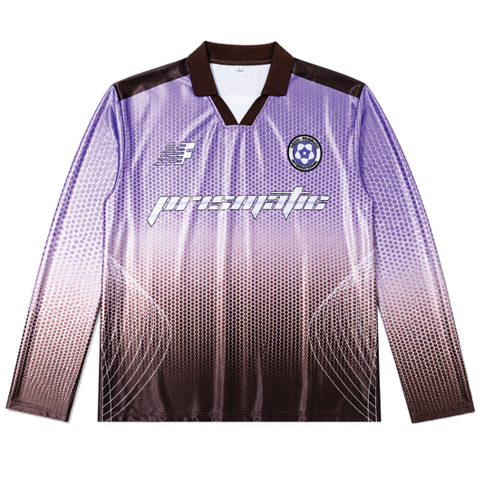 Prismatic L/S Soccer Jersey - Purple/Brown