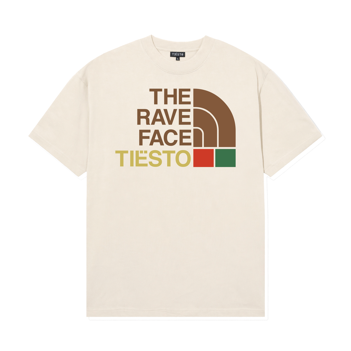 Rave Face Tee - Bone