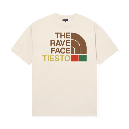 Rave Face Tee - Bone