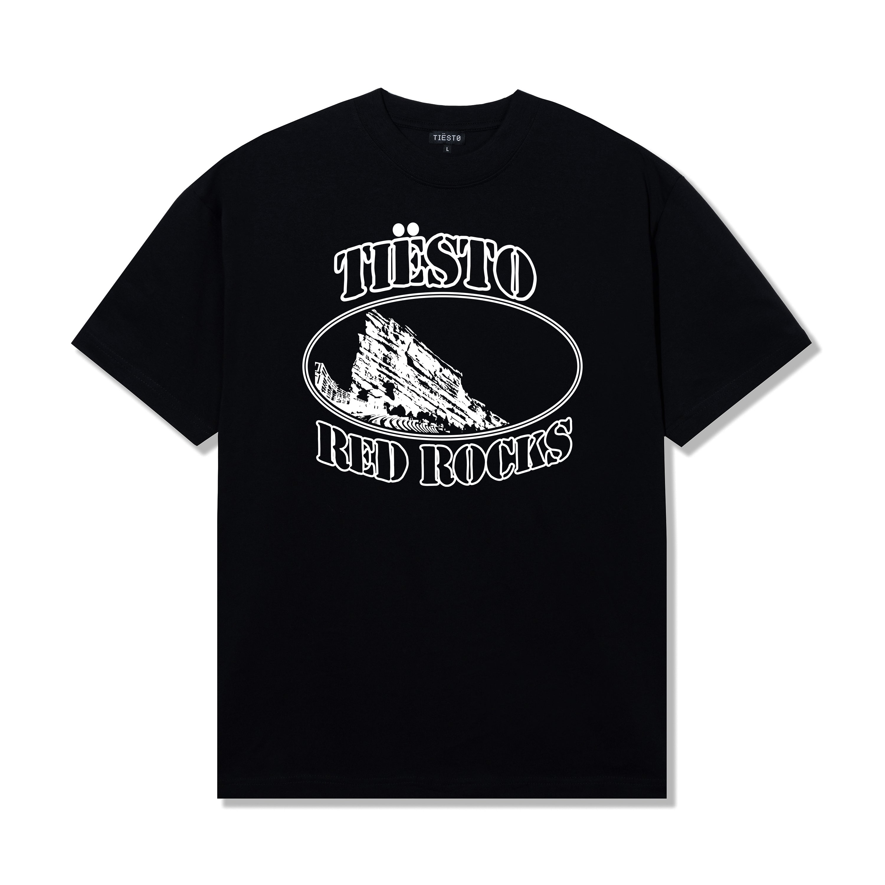Red Rocks Prismatic Tee - Black – Tiësto Store