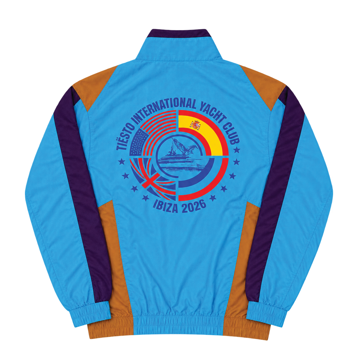 Yacht Club Windbreaker Jacket - Turquoise